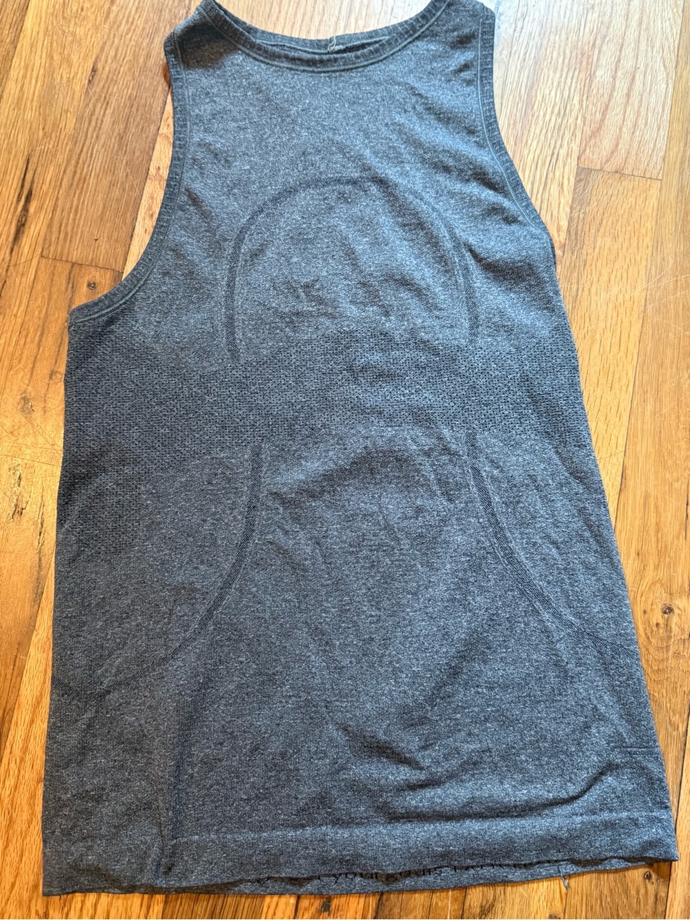 lululemon athletica Gray Racerback Tank Top